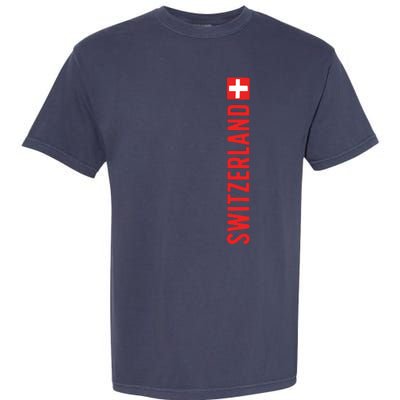 Swiss Flag Switzerland Souvenir Schweiz Gift Suisse Svizzera Garment-Dyed Heavyweight T-Shirt