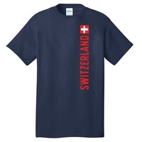 Swiss Flag Switzerland Souvenir Schweiz Gift Suisse Svizzera Tall T-Shirt