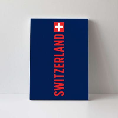 Swiss Flag Switzerland Souvenir Schweiz Gift Suisse Svizzera Canvas