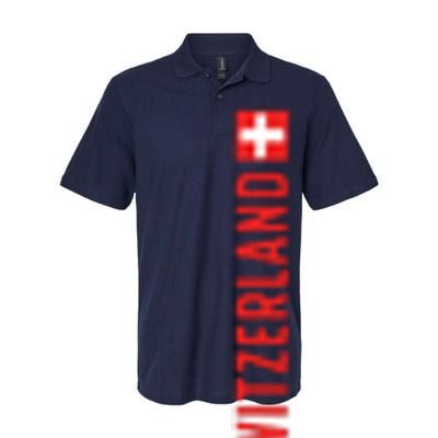 Swiss Flag Switzerland Souvenir Schweiz Gift Suisse Svizzera Softstyle Adult Sport Polo