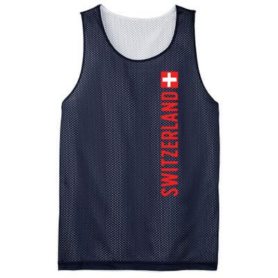 Swiss Flag Switzerland Souvenir Schweiz Gift Suisse Svizzera Mesh Reversible Basketball Jersey Tank