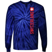 Swiss Flag Switzerland Souvenir Schweiz Gift Suisse Svizzera Tie-Dye Long Sleeve Shirt