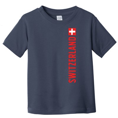 Swiss Flag Switzerland Souvenir Schweiz Gift Suisse Svizzera Toddler T-Shirt