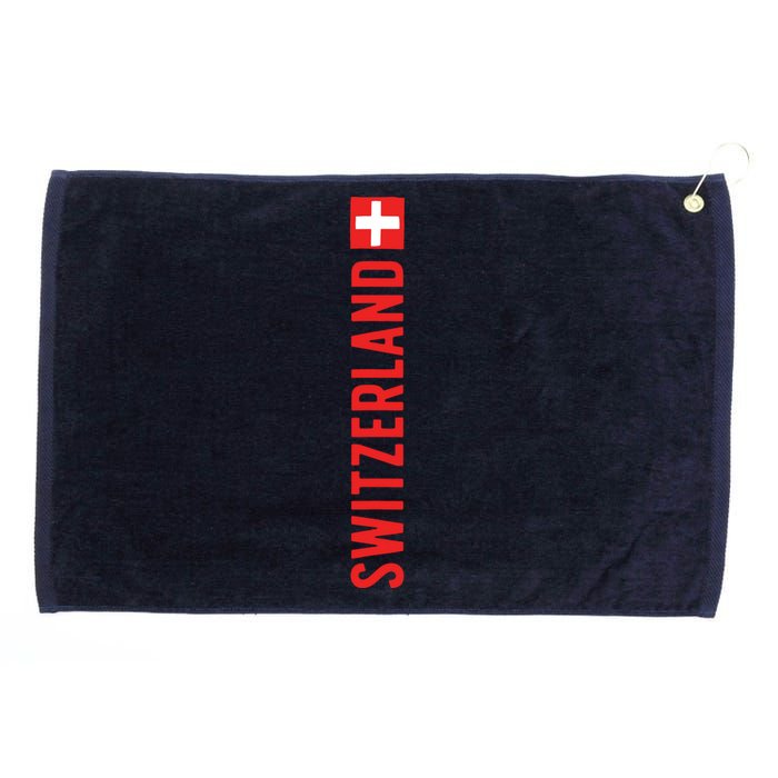 Swiss Flag Switzerland Souvenir Schweiz Gift Suisse Svizzera Grommeted Golf Towel