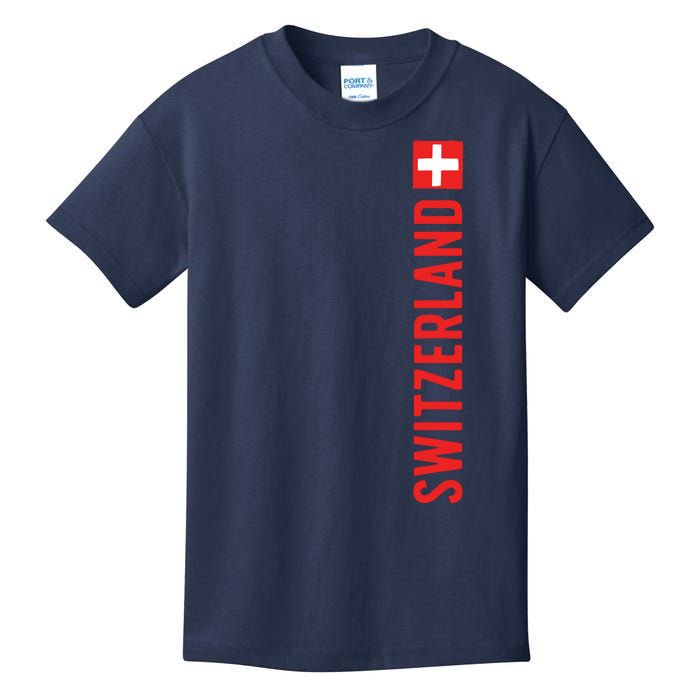 Swiss Flag Switzerland Souvenir Schweiz Gift Suisse Svizzera Kids T-Shirt