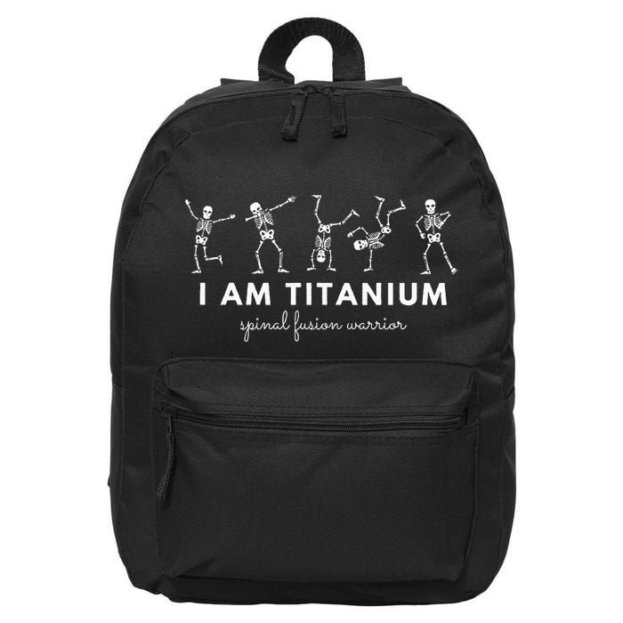 Spinal Fusion Spine Surgery Back Lumbar Recovery Survivor 16 in Basic Backpack