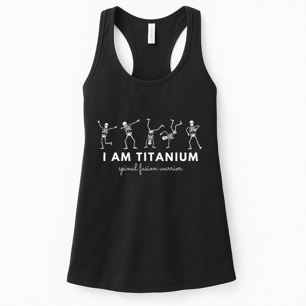 Spinal Fusion Spine Surgery Back Lumbar Recovery Survivor Womens Tank Top