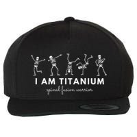 Spinal Fusion Spine Surgery Back Lumbar Recovery Survivor Wool Snapback Cap
