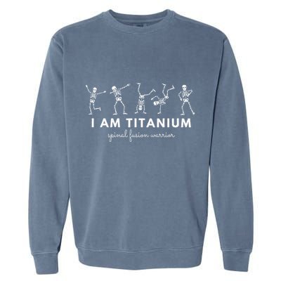 Spinal Fusion Spine Surgery Back Lumbar Recovery Survivor Garment-Dyed Sweatshirt