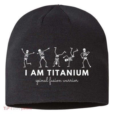 Spinal Fusion Spine Surgery Back Lumbar Recovery Survivor Sustainable Beanie