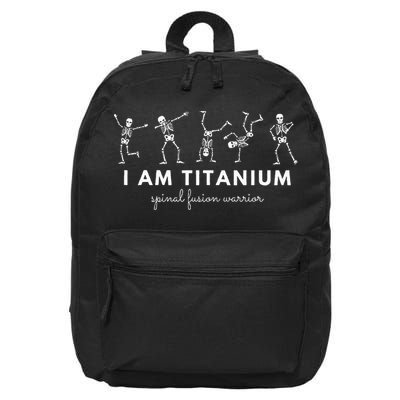 Spinal Fusion Spine Surgery Back Lumbar Recovery Survivor 16 in Basic Backpack