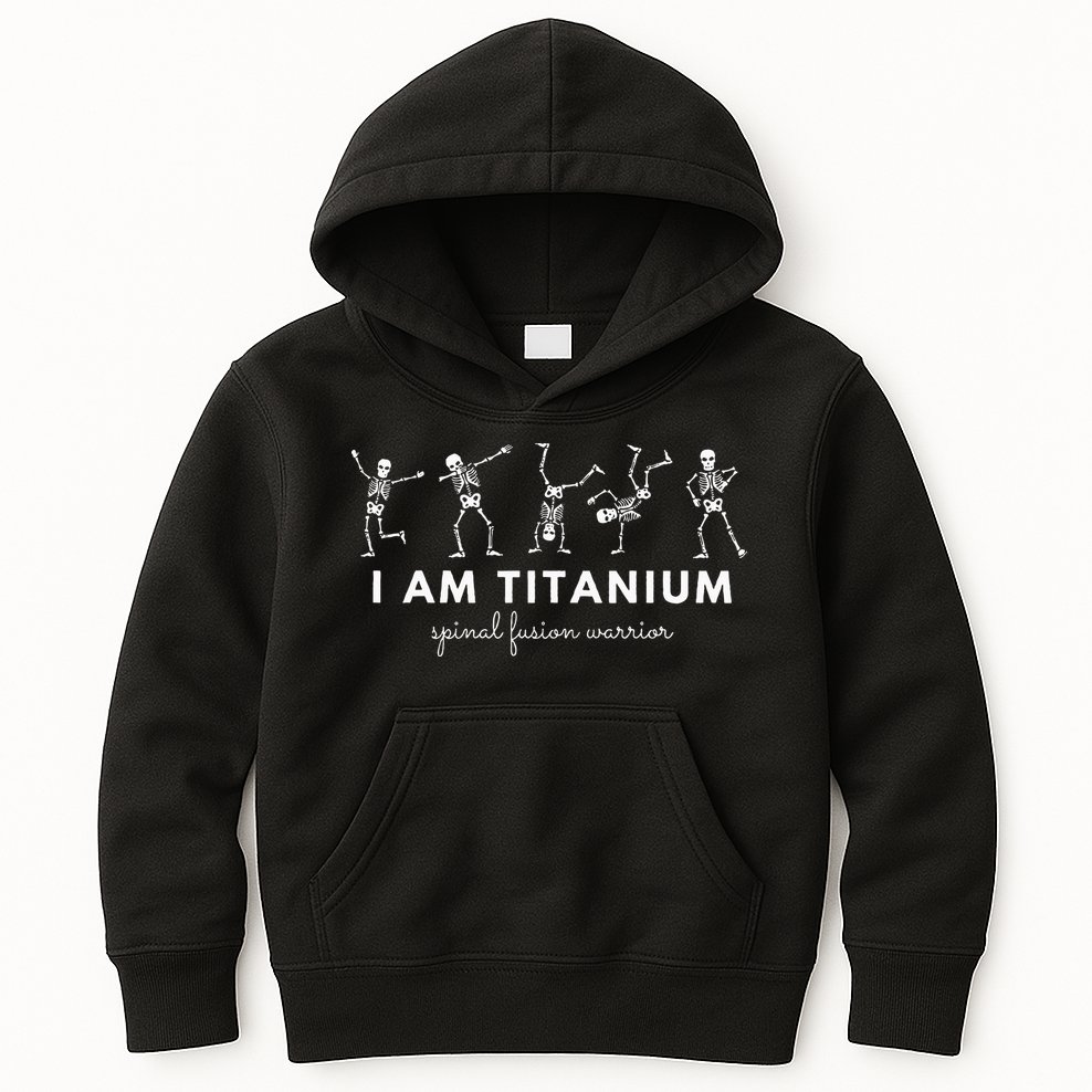 Spinal Fusion Spine Surgery Back Lumbar Recovery Survivor Kids Hoodie