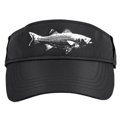 Striper Fishing Striped Bass Lucky Fishing Adult Drive Performance Visor