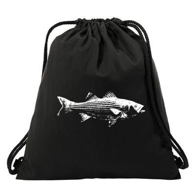 Striper Fishing Striped Bass Lucky Fishing Drawstring Bag