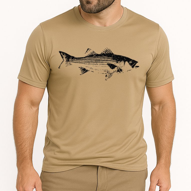 Striper Fishing Striped Bass Lucky Fishing Performance Shirt