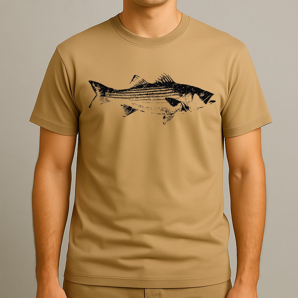 Striper Fishing Striped Bass Lucky Fishing T-Shirt