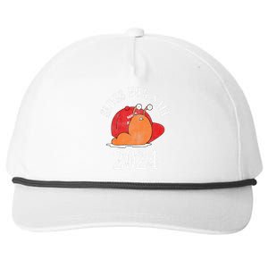 Slugs For Salt 2024 Snail Funny American Citizen Snapback Five-Panel Rope Hat