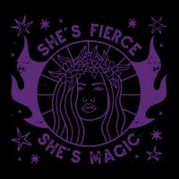 She's Fierce She's Magic 16 in Basic Backpack