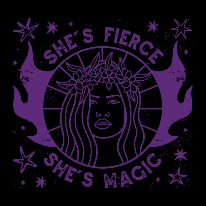 She's Fierce She's Magic 16 in Basic Backpack