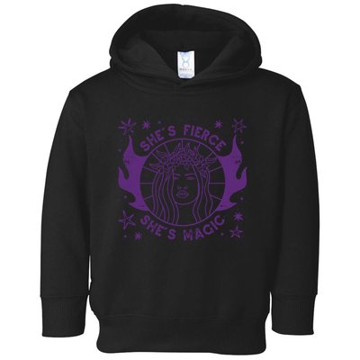 She's Fierce She's Magic Toddler Hoodie