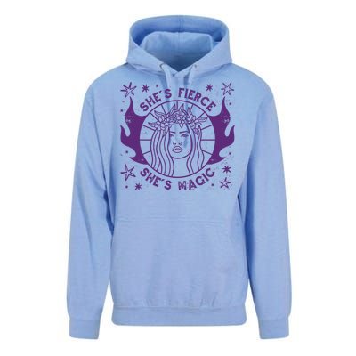 She's Fierce She's Magic Unisex Surf Hoodie