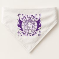 She's Fierce She's Magic USA-Made Doggie Bandana