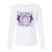 She's Fierce She's Magic Womens Cotton Relaxed Long Sleeve T-Shirt