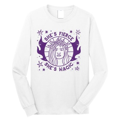 She's Fierce She's Magic Long Sleeve Shirt