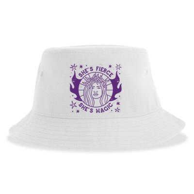 She's Fierce She's Magic Sustainable Bucket Hat