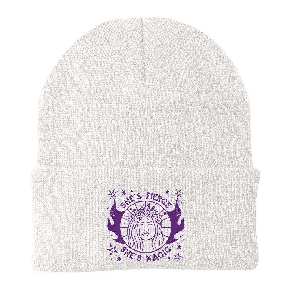She's Fierce She's Magic Beanie