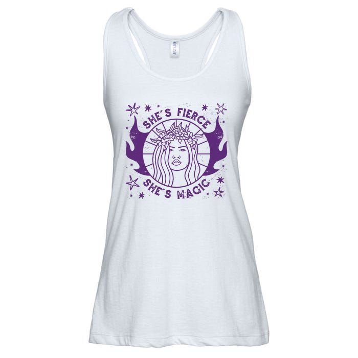 She's Fierce She's Magic Ladies Essential Flowy Tank