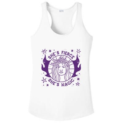 She's Fierce She's Magic Ladies PosiCharge Competitor Racerback Tank