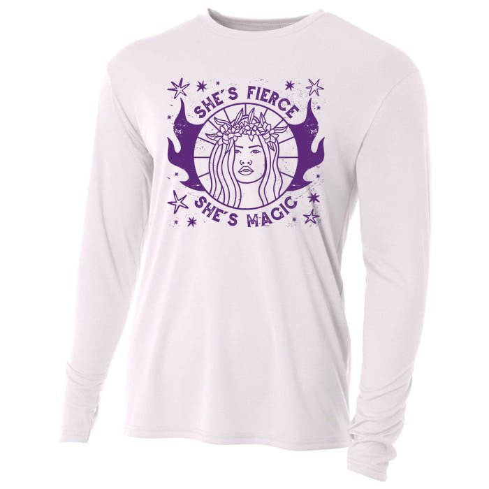 She's Fierce She's Magic Cooling Performance Long Sleeve Crew