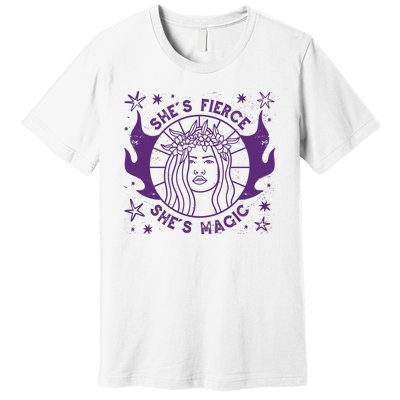 She's Fierce She's Magic Premium T-Shirt