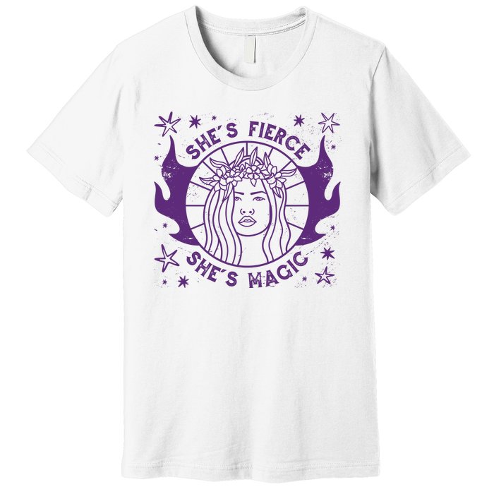 She's Fierce She's Magic Premium T-Shirt