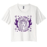 She's Fierce She's Magic Women's Crop Top Tee