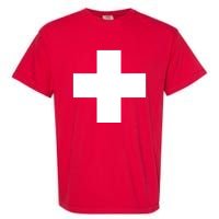 Swiss Flag Switzerland Souvenir Schweiz Gift Suisse Svizzera Garment-Dyed Heavyweight T-Shirt