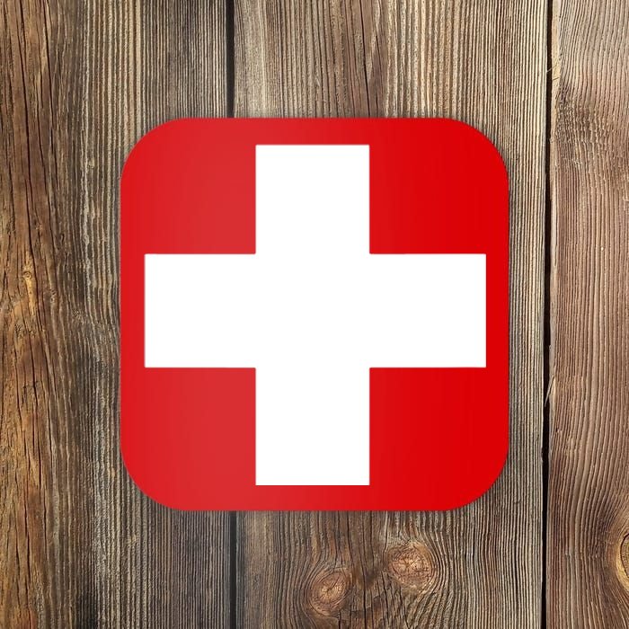 Swiss Flag Switzerland Souvenir Schweiz Gift Suisse Svizzera Coaster