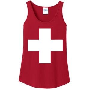 Swiss Flag Switzerland Souvenir Schweiz Gift Suisse Svizzera Ladies Essential Tank