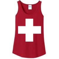 Swiss Flag Switzerland Souvenir Schweiz Gift Suisse Svizzera Ladies Essential Tank