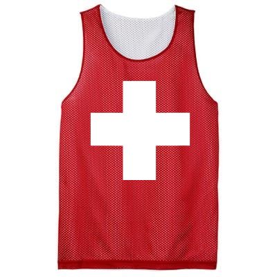 Swiss Flag Switzerland Souvenir Schweiz Gift Suisse Svizzera Mesh Reversible Basketball Jersey Tank