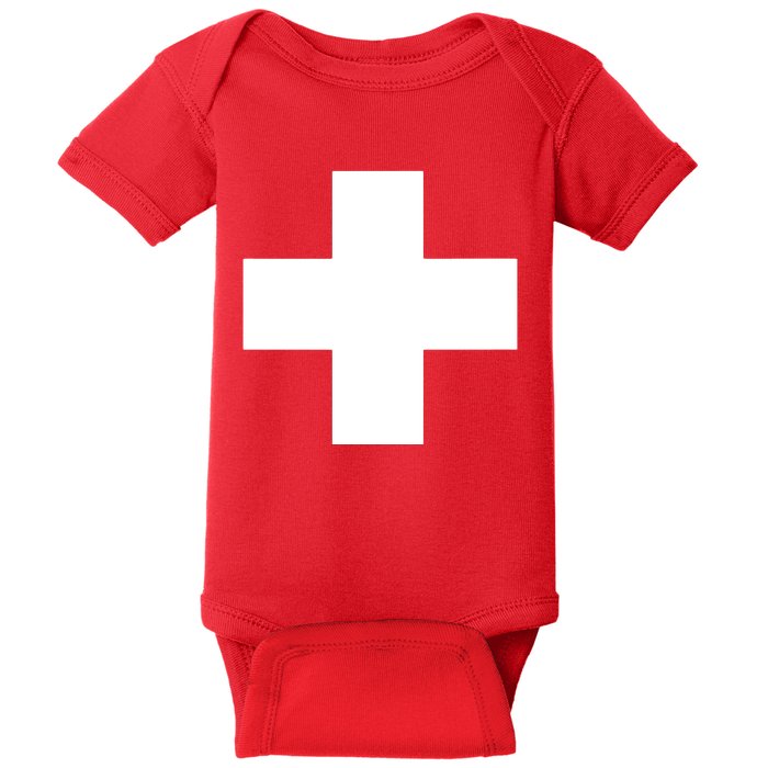 Swiss Flag Switzerland Souvenir Schweiz Gift Suisse Svizzera Baby Bodysuit