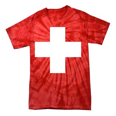 Swiss Flag Switzerland Souvenir Schweiz Gift Suisse Svizzera Tie-Dye T-Shirt