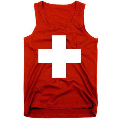 Swiss Flag Switzerland Souvenir Schweiz Gift Suisse Svizzera Tank Top