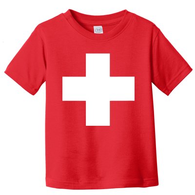 Swiss Flag Switzerland Souvenir Schweiz Gift Suisse Svizzera Toddler T-Shirt