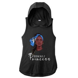 Somalian Flag Souvenirs Princess Products For Women Somalia Ladies PosiCharge Tri-Blend Wicking Draft Hoodie Tank