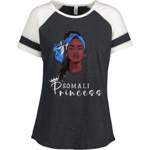 Somalian Flag Souvenirs Princess Products For Women Somalia Enza Ladies Jersey Colorblock Tee