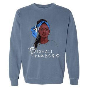 Somalian Flag Souvenirs Princess Products For Women Somalia Garment-Dyed Sweatshirt