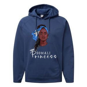 Somalian Flag Souvenirs Princess Products For Women Somalia Performance Fleece Hoodie