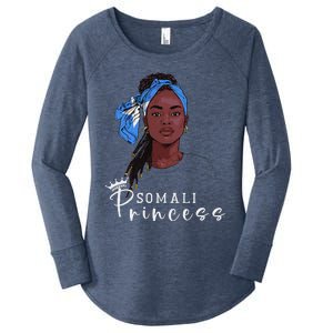 Somalian Flag Souvenirs Princess Products For Women Somalia Women's Perfect Tri Tunic Long Sleeve Shirt